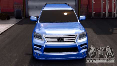 Lexus LX570 Blue for GTA 4