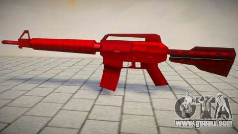 Retextued M4 for GTA San Andreas
