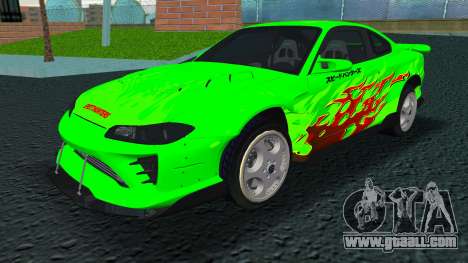 Nissan Silvia S15 99 BN Sports BLS Flame for GTA Vice City