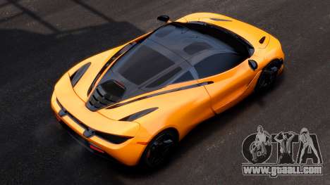 McLaren 720S Yellow for GTA 4