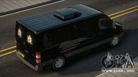 Mercedes-Benz Sprinter Black for GTA San Andreas