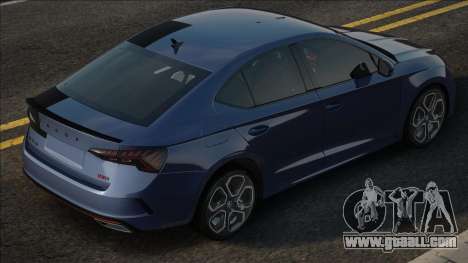 Skoda Octavia RS 2020 Blue for GTA San Andreas