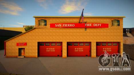 New textures for the San Fierro Fire Station for GTA San Andreas