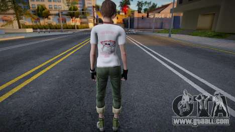 Rebecca T-Shirt Zombie-Kun for GTA San Andreas