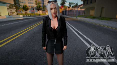Blonde girl with glasses for GTA San Andreas