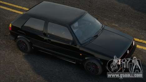 Volkswagen Golf Black for GTA San Andreas