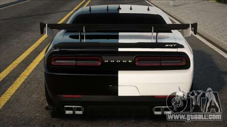 Dodge Challenger SRT [Black White] for GTA San Andreas