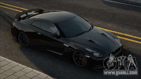 Nissan GT-R R35 Black for GTA San Andreas