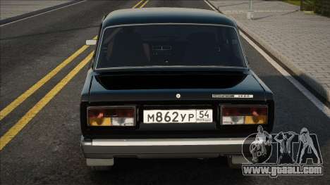 VAZ 2107 Black Stock for GTA San Andreas