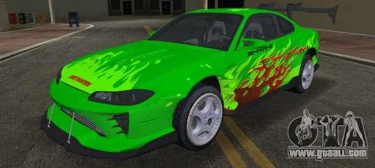 Nissan Silvia S15 99 BN Sports Flame for GTA Vice City