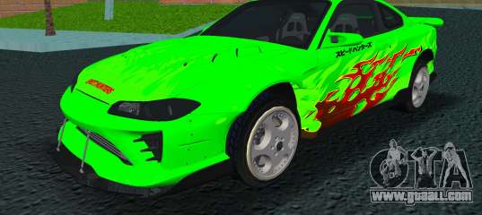 Nissan Silvia S15 99 BN Sports BLS Flame for GTA Vice City
