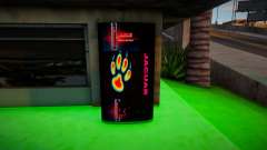 Soda machine JAGUAR for GTA San Andreas