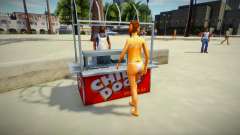 Passers-by buy food for GTA San Andreas