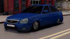 Lada Priora Stok Blue for GTA 4