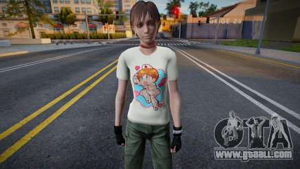 Rebecca T-Shirt Super Nurse for GTA San Andreas