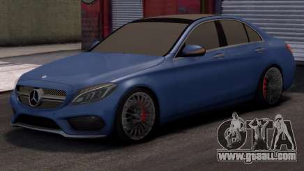 Mercedes-Benz C250 Blue for GTA 4