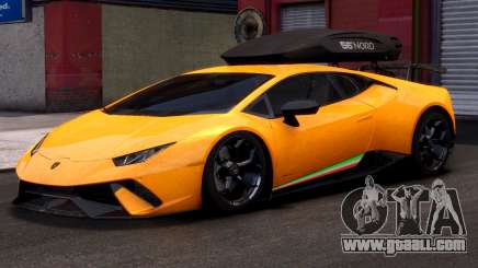 Lamborghini Huracan Performante Yellow for GTA 4