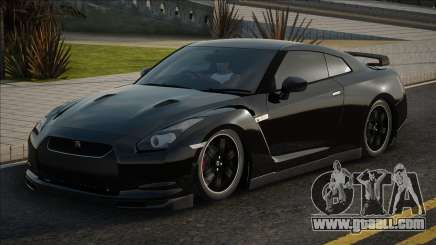 Nissan GT-R R35 Black for GTA San Andreas