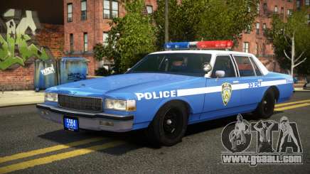 1985 Chevrolet Caprice Classic Police for GTA 4