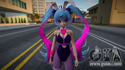 Hatsune Miku Rabbit Hole Long Hair v2 for GTA San Andreas