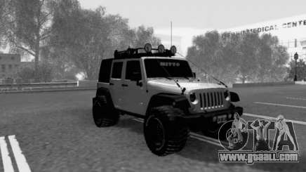 Jeep Wrangler Custom By Jhon Pol for GTA San Andreas