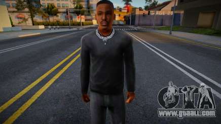 Young gangster with a chain for GTA San Andreas