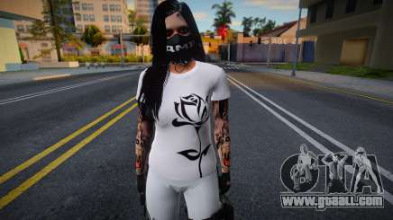 Girl White DR for GTA San Andreas