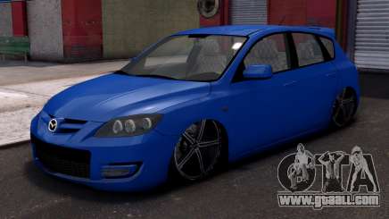 Mazda 3 [Blue] for GTA 4