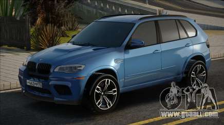 BMW X5M Blue for GTA San Andreas