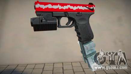 Pistol MK2 Red for GTA San Andreas