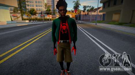 Miles Morales Hoodie Suit ( ITVS ) for GTA San Andreas