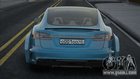 Tesla Model S P90D Blue for GTA San Andreas