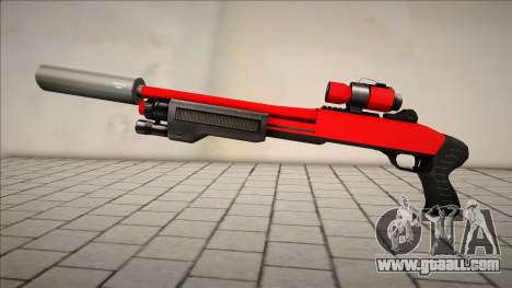 Red Gun Elite Chromegun for GTA San Andreas