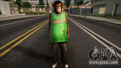 Grove Street Families - Monkey (FAM3) for GTA San Andreas