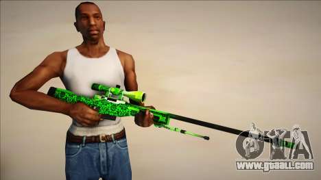 Green Sniper Rifle [v1] for GTA San Andreas