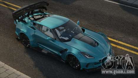 Chevrolet Corvette Blue for GTA San Andreas