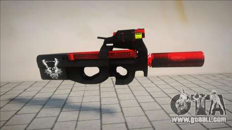 Red Gun Mp5lng for GTA San Andreas