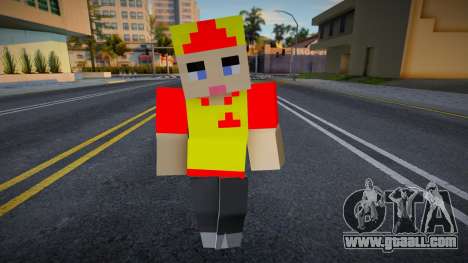 Minecraft Ped Wmypizz for GTA San Andreas