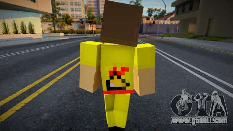 Minecraft Ped Wmybell for GTA San Andreas