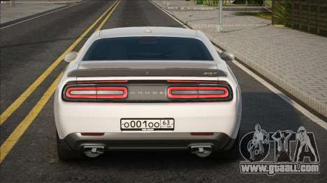 Dodge Challenger SRT Demon White for GTA San Andreas
