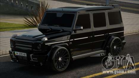 Mercedes-Benz G65 AMG Tuning Black for GTA San Andreas