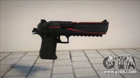 Red-Black Desert Eagle for GTA San Andreas
