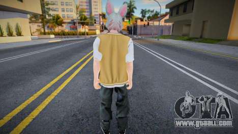 Skin With Rabbit Mask for GTA San Andreas