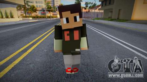 Minecraft Ped Denise for GTA San Andreas