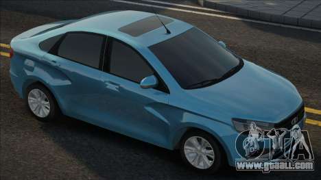 Lada Vesta Blue for GTA San Andreas