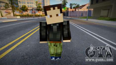 Minecraft Ped Claude for GTA San Andreas