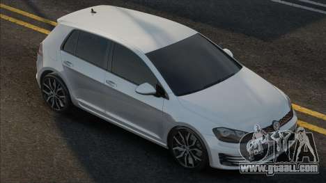 Volkswagen Golf White for GTA San Andreas