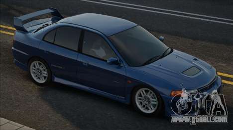 Mitsubishi Lancer Evolution IV Blue for GTA San Andreas