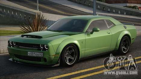 Dodge Challenger SRT Demon Devo for GTA San Andreas