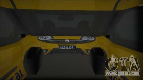 LowPoly Fiat Doblo Taksi Modu for GTA San Andreas